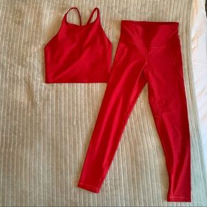 Old Navy Workout set- red